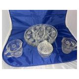 6 Pcs - Anchor Hocking Star of David Plates
