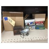 Garden Waterer - Wheel Barrow - Wooden Box