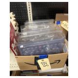 Box of Assorted Plastic Candy Molds