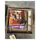Metal Pic Frame - Wood Basket - Jigsaw Puzzle