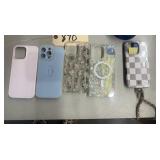 5pc  - 4 Iphone 16 Pro Max Cases - 1 Iphone 16 Pro