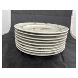 9 Garden Royal Dinner Plates