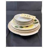 Stack of Assorted Saucers & Plates