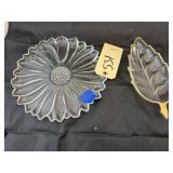 Glass Plate & Trinket Dish