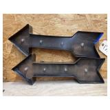 2 Pcs - Battery Op Lighted Arrow Signs