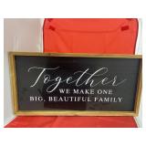 Framed Home Dï¿½cor 24"