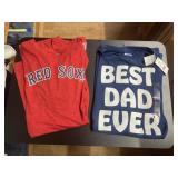 Sz 3Xl Red Sox Shirt & 2X Best Dad T Shirt
