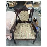 Vintage Wooden Arm Chair - as is