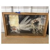 Shadow Box Framed Path of Life Peace Pipe