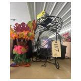 Decorative Metal Plant Stand 16"H x 12"Dia