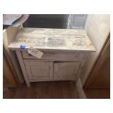 Wood Cabinet w/Drawer 30"L x 17"W x 27"H
