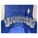 8 - Anchor Hocking Star of David Juice Glasses