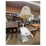 Lamp Side Table w/Drop Leaves
