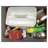 Cleaning Supplies - Plastic Tote & More