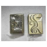2 New Zippo style Lighters