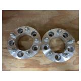 2 - Aluminum Wheel Spacer/Adapter - NEW