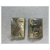 2 New Zippo style Lighters