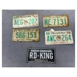 5 - Oklahoma License Plates