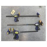 3 - Irwin Quick Grip Clamps