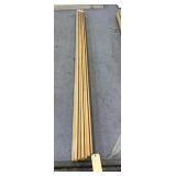 6 Pcs - Wood Trim 96"L