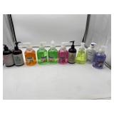Lot of 10 Hand Soap, Assorted Scents.