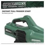 Masterforce  80-Volt Brushless Cordless 730 CFM Le