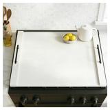White Stove Top Cover for Gas & Electric Range | 3