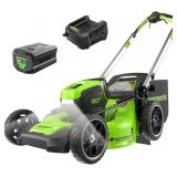 Greenworks 80V 21" Self-Propelled Cordless Lawn M