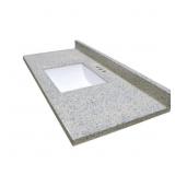 Engineered Marble Vanity Top with Rectangular Unde