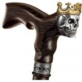 Asterom Handmade Wood Walking Cane for Men - Skull