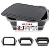BBQ Prep Tub 3-IN-1 Large 30L Collapsible Cutting