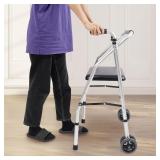 Standard Walker, 2 Wheel Walker Adjustable Height,