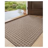 DEXI Indoor Front Door Mat Entryway Non Slip 24x36