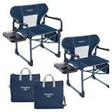 SUNNYFEEL Camping Directors Chair Set of 2 Aluminu