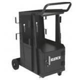 Klutch 2-Tier Welding Cart with Locking Cabinet, 3