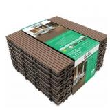 Select Surfaces Composite Deck Tiles Cedar 11.81 X