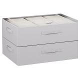CYhom Under Bed Storage Bins Frame Storage Box Oxf