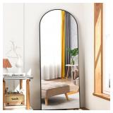 Full Length Mirror, 56"x16" Arch Mirror Floor Mi