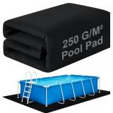 12 x20Ft Rectangular Pool Liner Pad for Above Grou