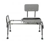 Tub Transfer Bench and Sliding Shower Chair Made o