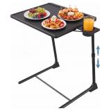 Adjustable TV Tray Table - TV Dinner Tray on Bed &