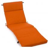 Blazing Needles Outdoor Chaise Lounge Cushion, 72-