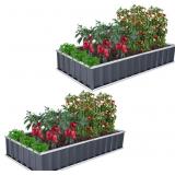 Lot of 2 - GROWNEER 5.7 ft. x 3 ft. x 1 ft Dark Gr