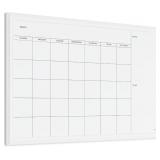 U Brands Magnetic Dry Erase Calendar White Board,