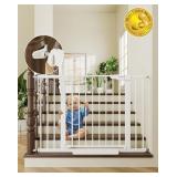 Cumbor 30-46" Baby Gate for Stairs, Toddler Safet