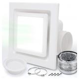 Bathroom Exhaust Fan, Bathroom Vent Fan with Light