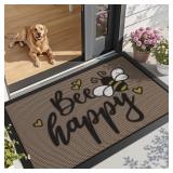 LUMI Outside Welcome Door Mat 32x47, Non Slip Dura