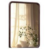 Bathroom Mirror for Wall,Wood Rectangle 24 x 36 in