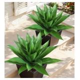 Ivydale Artificial Outdoo Plants, 2 PCS 28" Artif