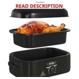 Sunvivi 14 Quart Roaster Oven, Electric Slow Cooke